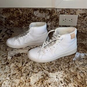 White High-Top Sneakers
